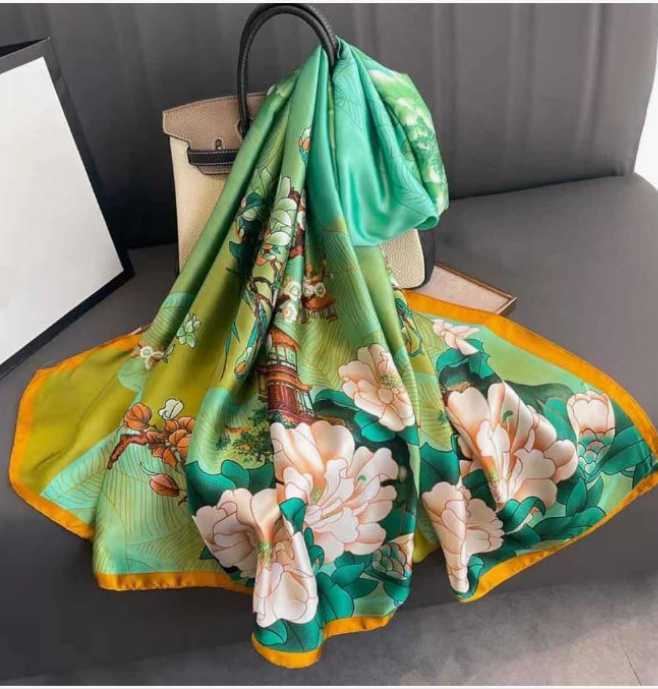 Scarfs for Women Lightweight Scarves Fashion Print Floral Pattern Scarf Shawls