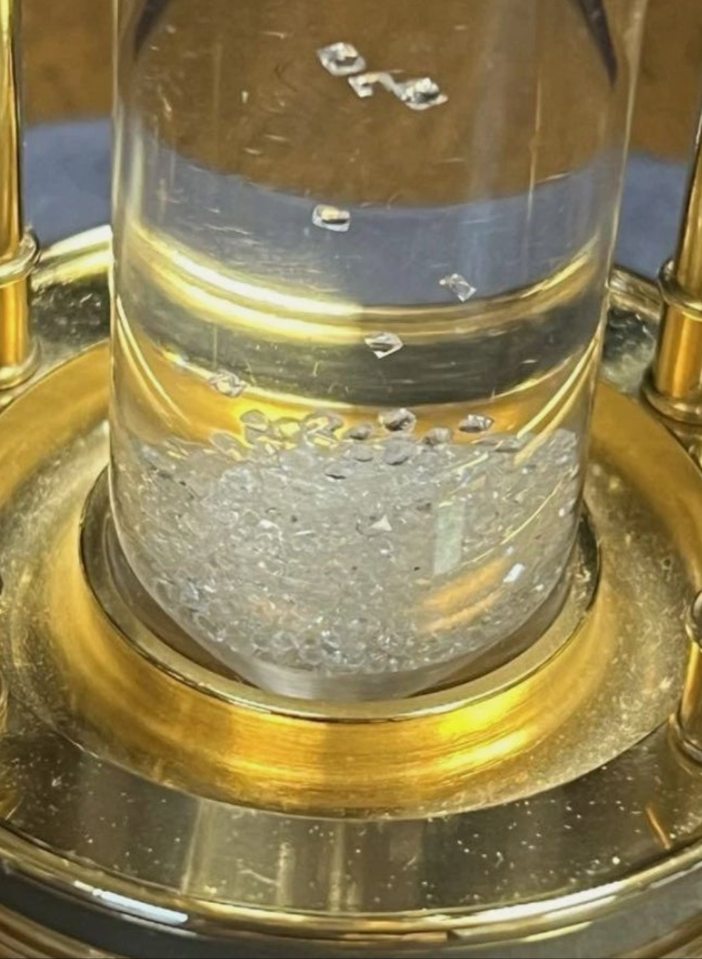 Incredible Diamond De Beers Limited Edition Millennium 2000 Diamond 2000 natural diamonds approx weight 36ct and Brass.