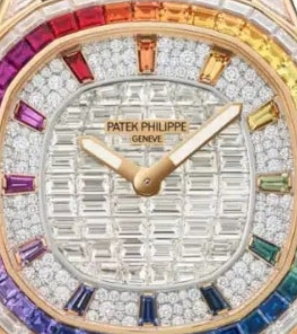 Patek Philippe GRAND Complications Multicolored Diamond Dial Beige Strap 5260-355R-001