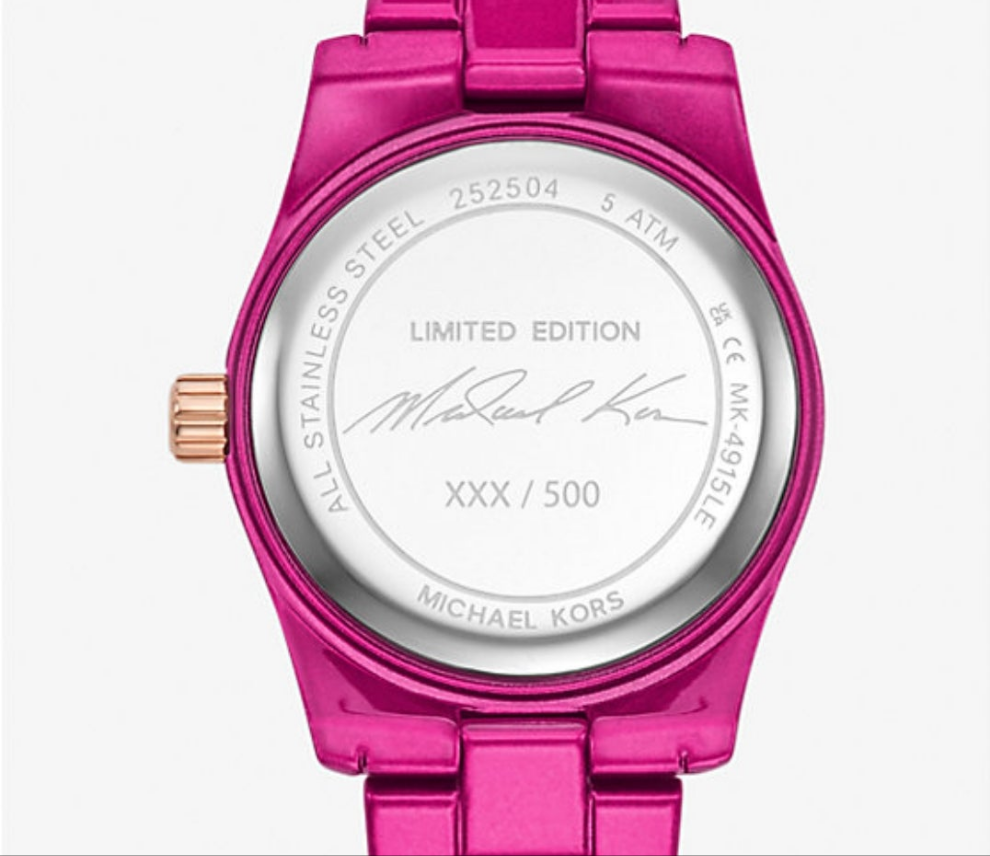 Michael Kors
Limited-Edition Petite Lexington Pink-Tone Watch
