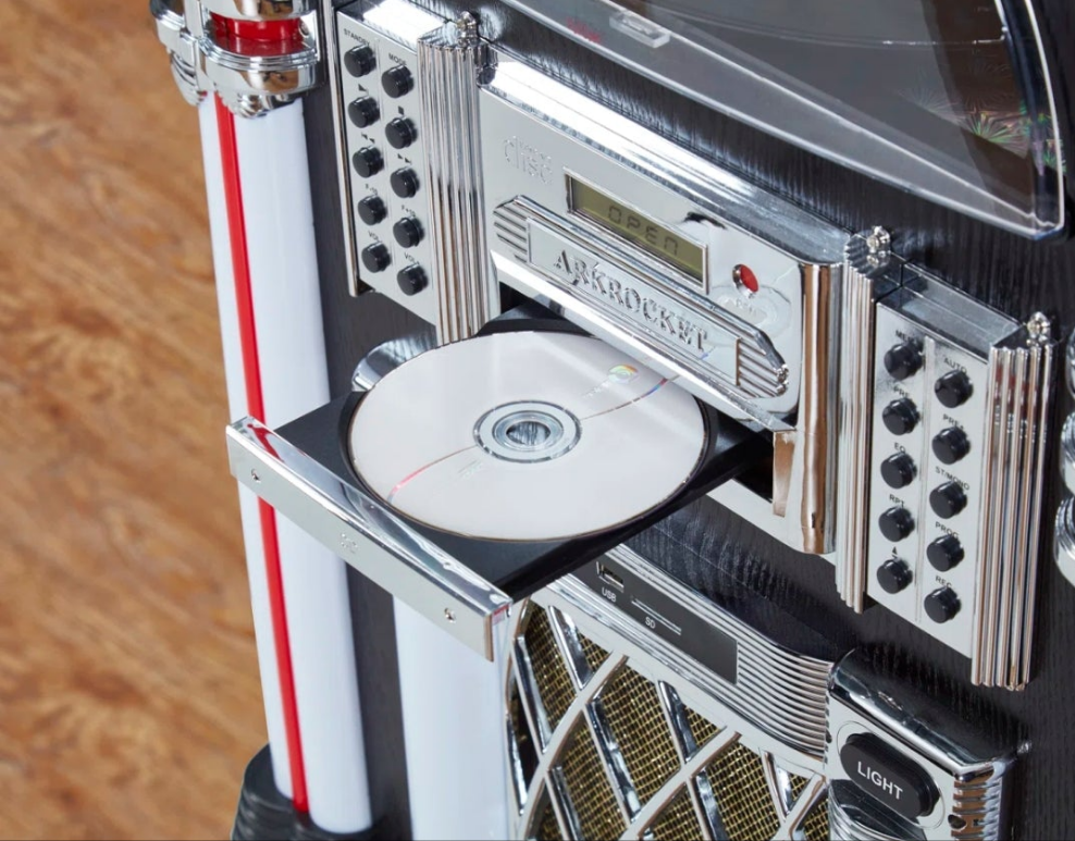 Jukebox Vinyl Record Player Bluetooth Retro Turntable