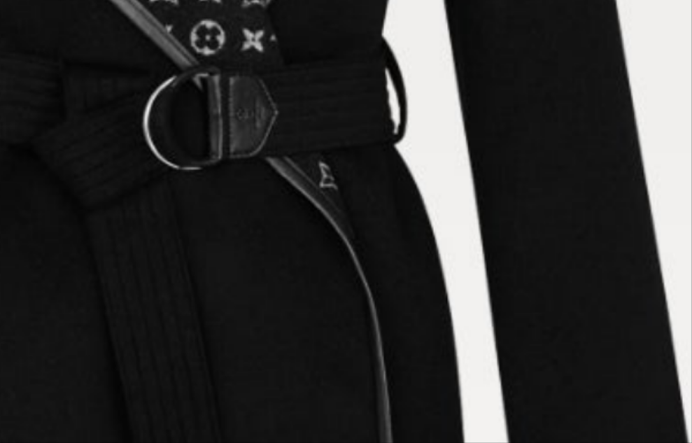 Louis Vuitton Hooded Wrap Coat