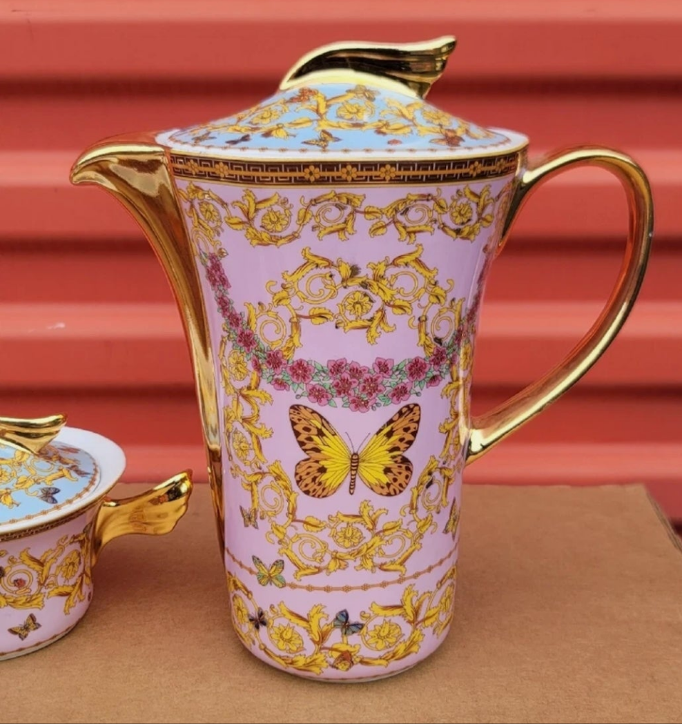 Le Jardin de Versace Rutherford Butterfly Garden Coffee Set 15 PIECES