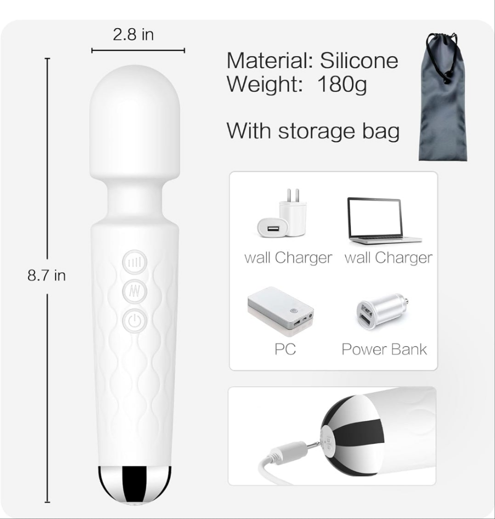 Vibrator Adult Sex Toys for Women, Vibrators Thrusting Dildos Sex Toys with 20 Patterns and 8 Speeds, G Spot Clit Stimulator Pleasure Tools for Female Couples Games Vibradores (