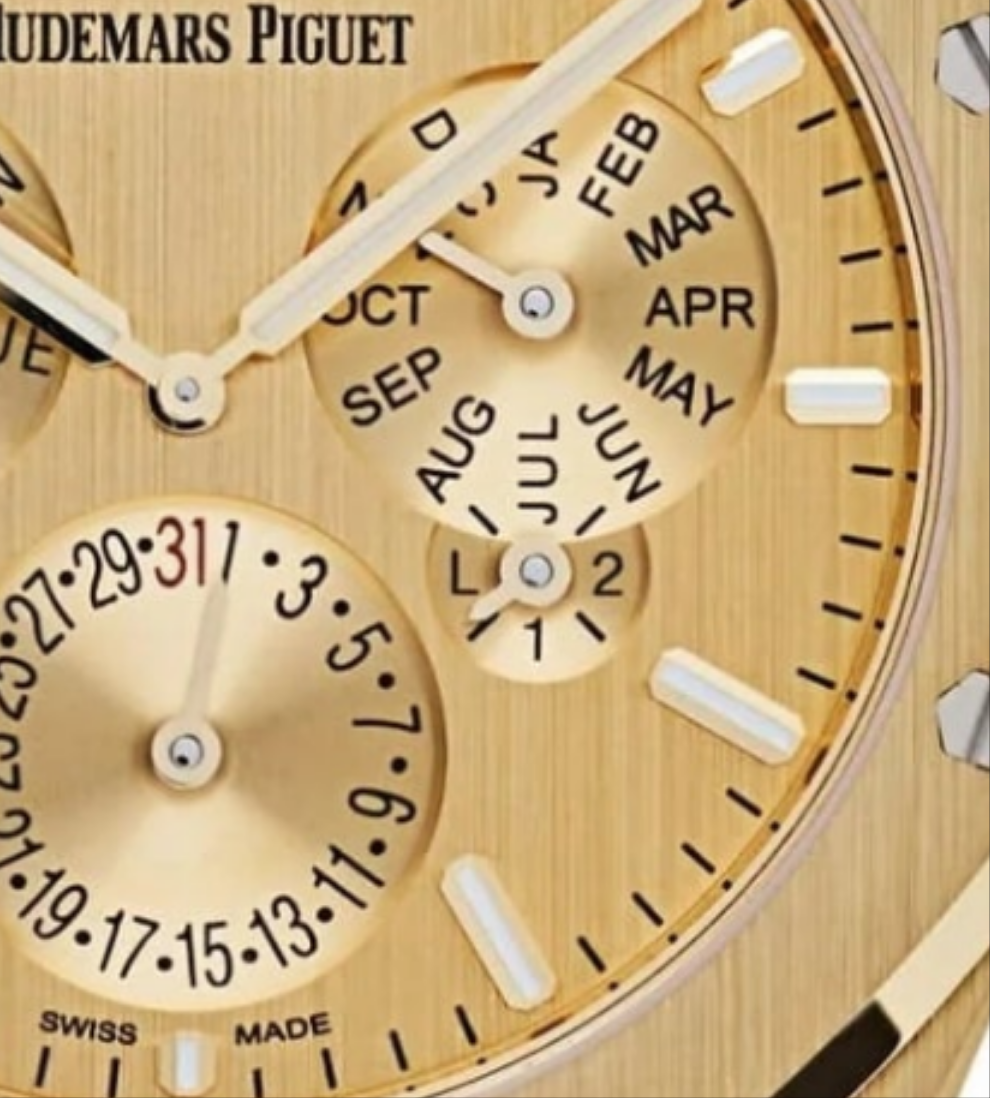 Audemars Piguet Royal Oak Perpetual Calendar Ultra-Thin 26586BA.OO.1240BA.99 Watch Yellow Gold Limited Edition