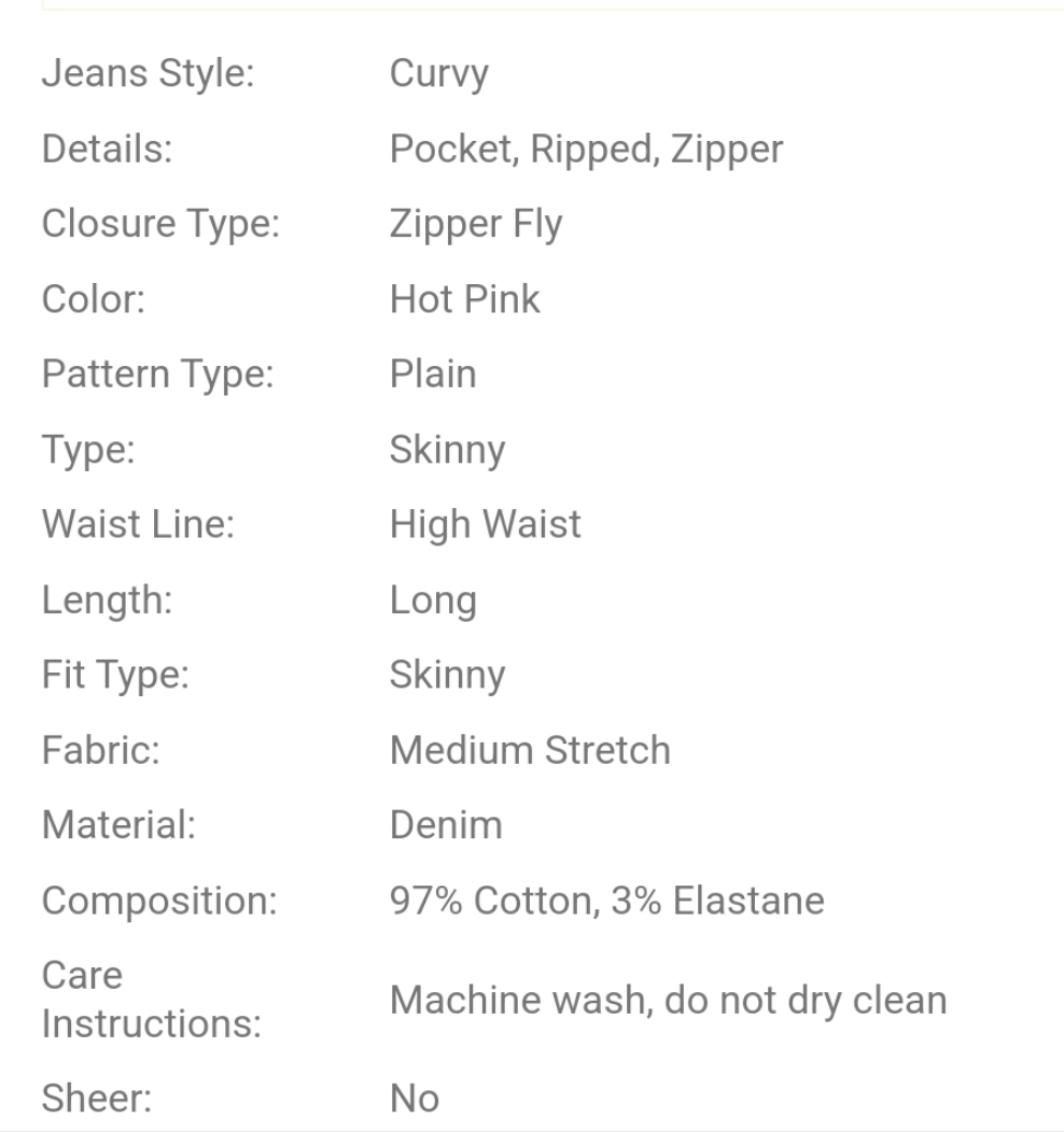 Elastic Dusty Rose Ripped Tight Fit Jeans Women Summer Outfits Pink Jeans COCOMONEY