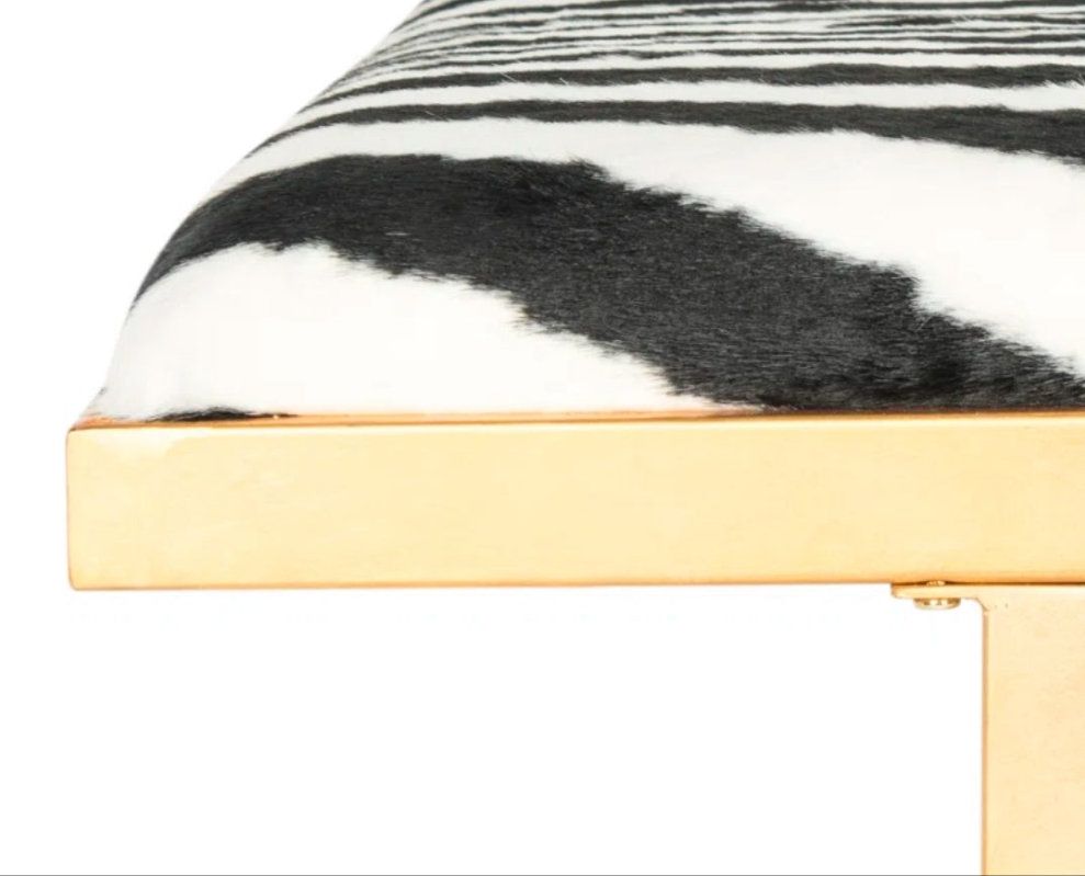 Zebra striped table or seating
