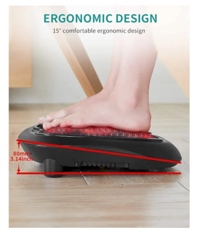 Foot massager with heat