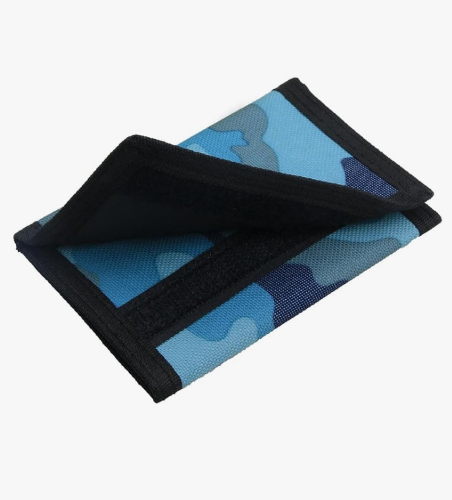 RFID Blocking Canvas Wallet for Men and Women - Camo Trifold Outdoor Sports Wallets