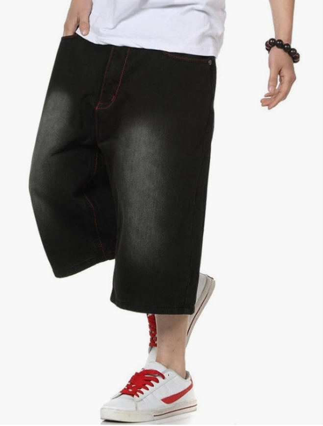 Fashion Hip Hop Jeans Baggy Denim Shorts