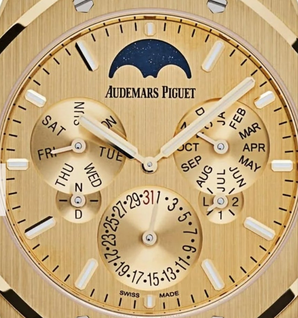 Audemars Piguet Royal Oak Perpetual Calendar Ultra-Thin 26586BA.OO.1240BA.99 Watch Yellow Gold Limited Edition