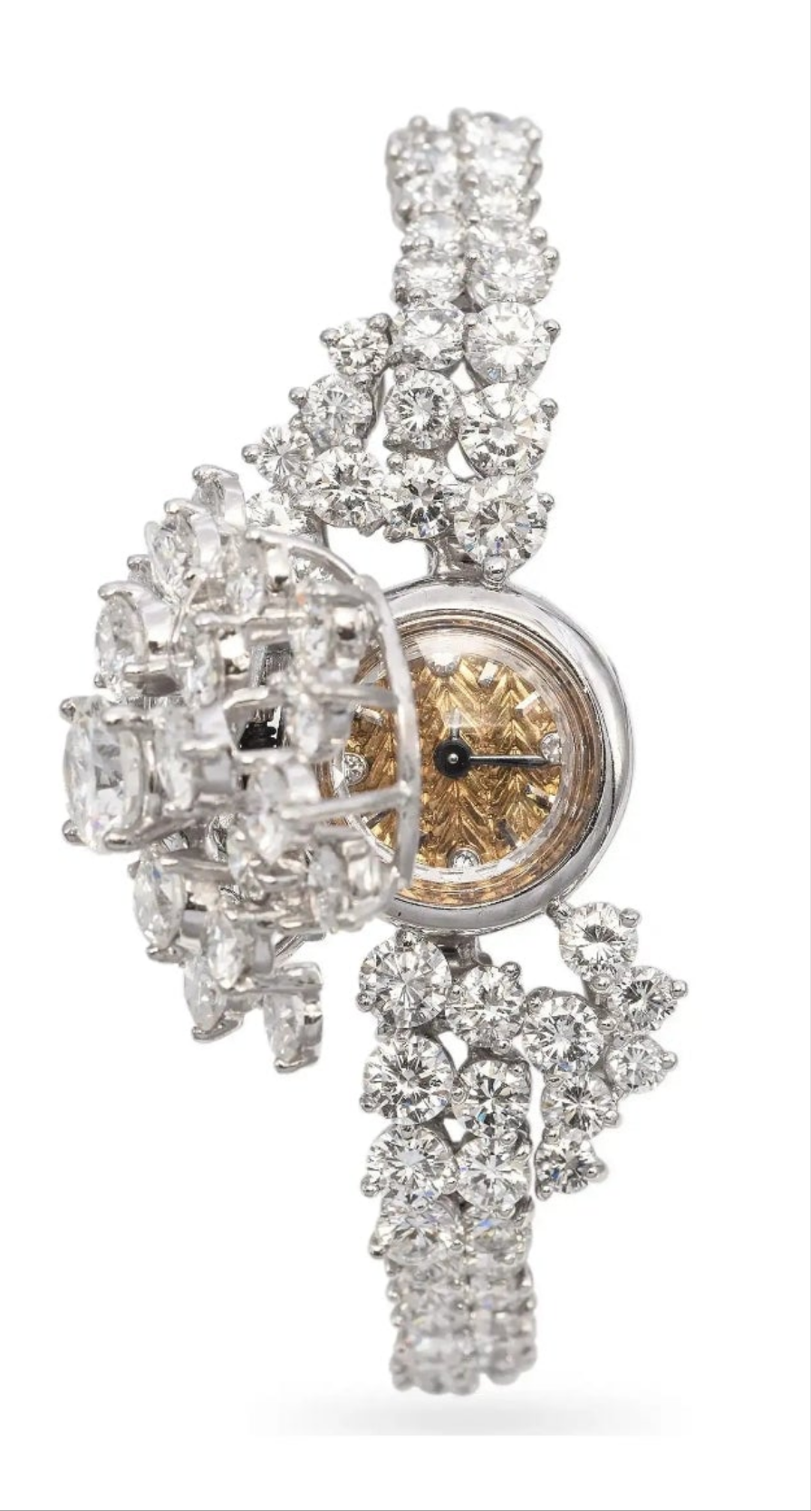 Stunning Vintage Blancpain Platinum Diamond Hidden Watch
