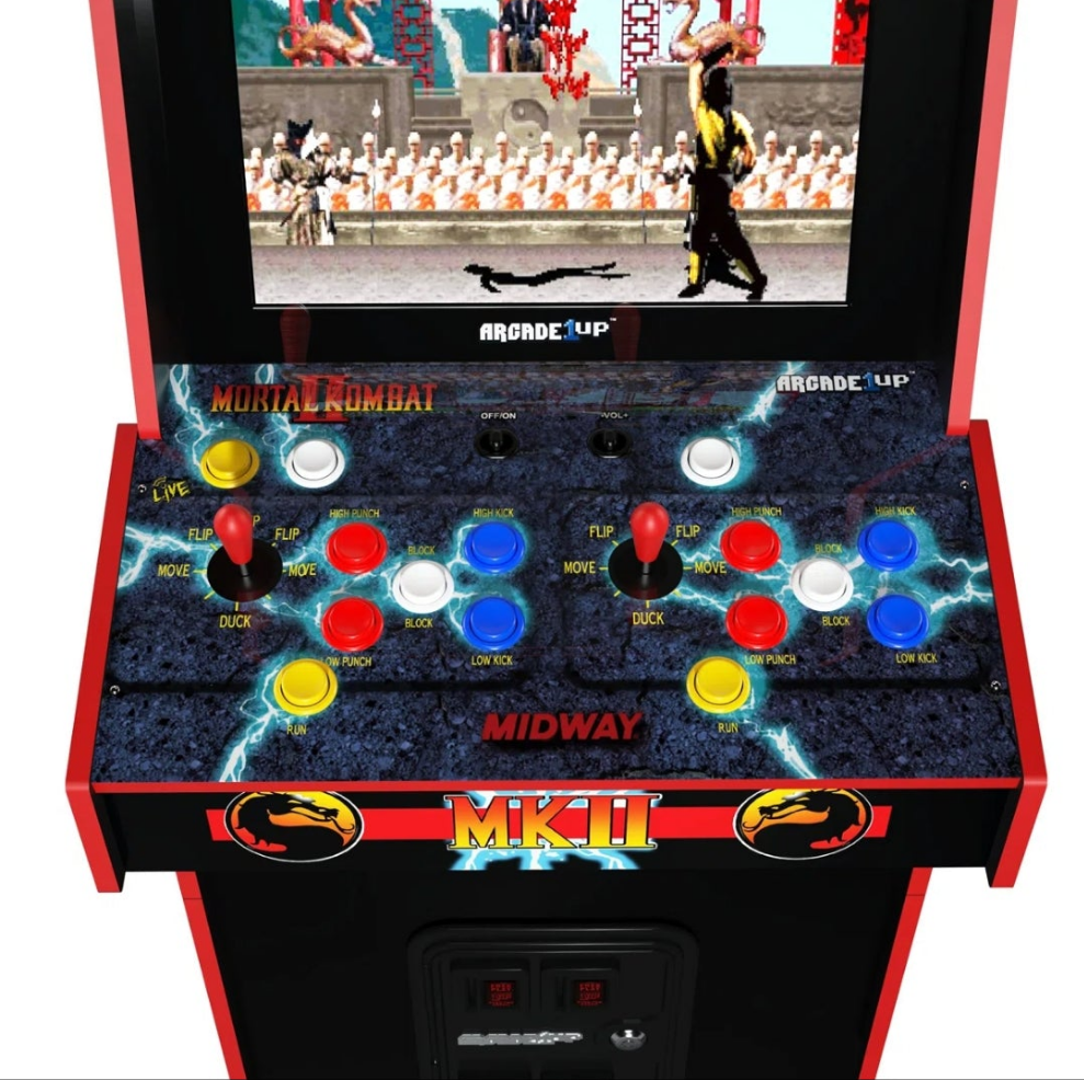 GALAGA 1981 DLX ED...OR Pacman Legacy Arcade DLX ED...OR Nba Jam Deluxe 2-player Control Panel Arcade Machine Console...ORMORTAL KOMBAT II ARCADE DLX ED