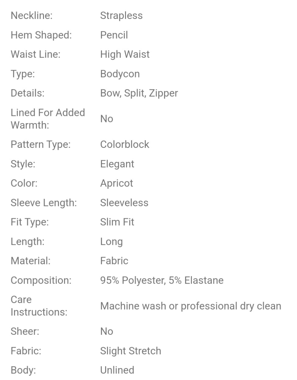 Fabric Edge Color Matching Side White Three-Dimensional Bow Decoration Back Center Slit Tube Top Long Dress