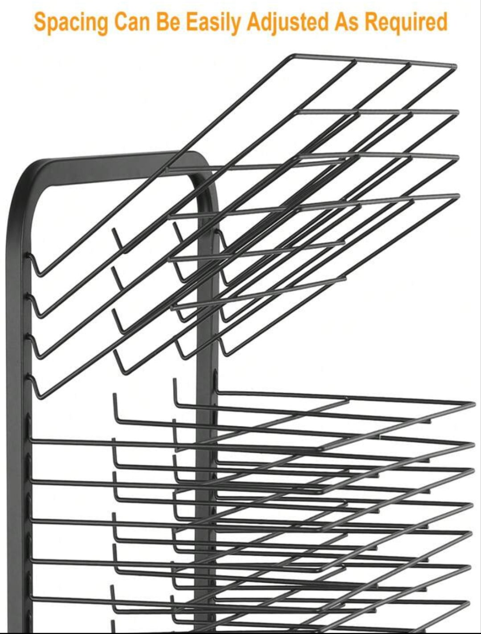 Art Drying Rack With 4 Lockable Wheels - Metal Art Storage Rack With 16 Removable Shelves, Art Organizer For Art Studio, Artwork, Craft Room And Desktop,