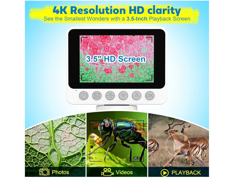 Microscope for Kids, handheld microscope choose from 3 options below ages 5 and up explore nature in depth see things closer than usual