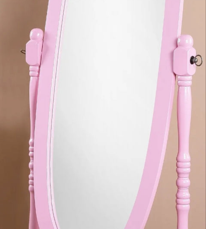 Queen Anna Style Floor Cheval Mirror,