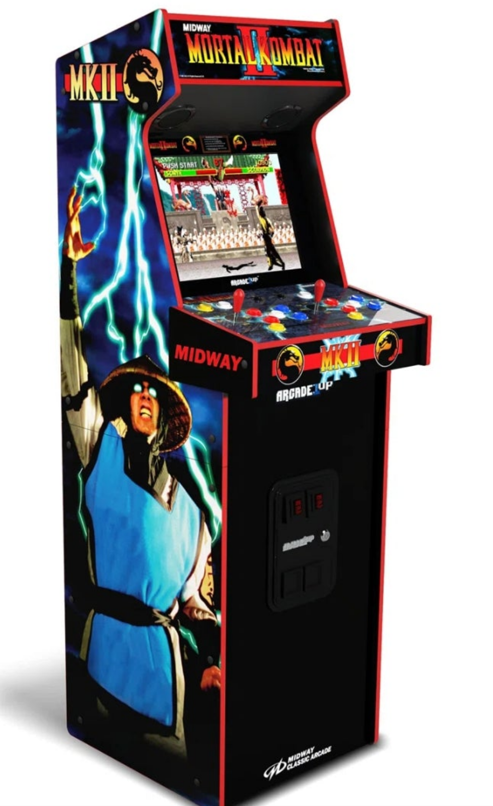 GALAGA 1981 DLX ED...OR Pacman Legacy Arcade DLX ED...OR Nba Jam Deluxe 2-player Control Panel Arcade Machine Console...ORMORTAL KOMBAT II ARCADE DLX ED