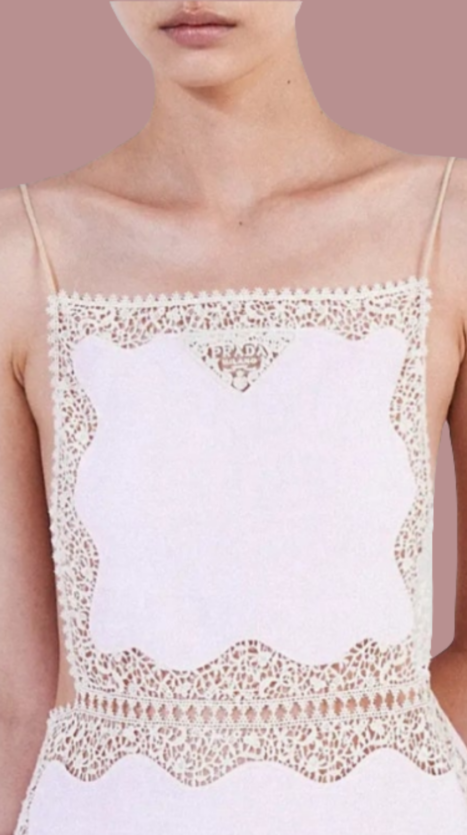 Prada Pink
All Mini
Prada
Linen Mini-Dress