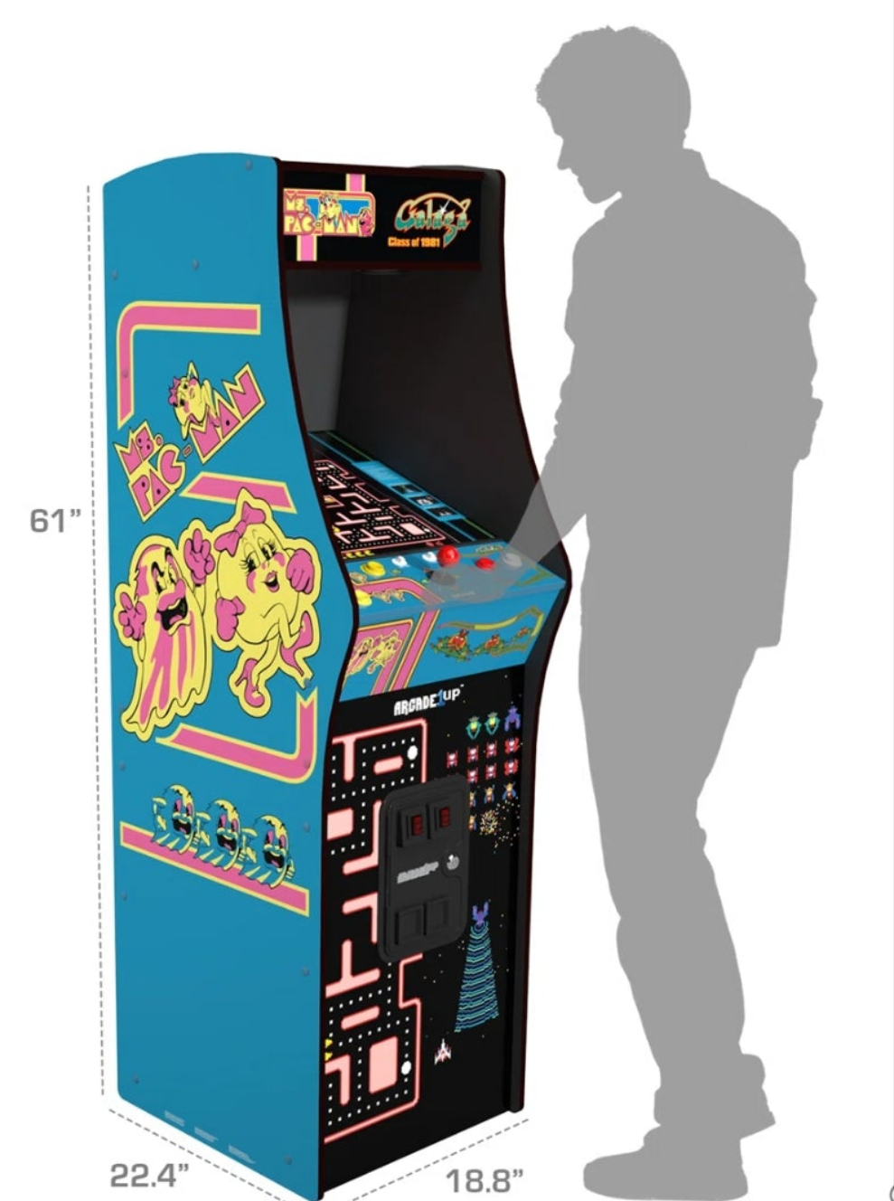 GALAGA 1981 DLX ED...OR Pacman Legacy Arcade DLX ED...OR Nba Jam Deluxe 2-player Control Panel Arcade Machine Console...ORMORTAL KOMBAT II ARCADE DLX ED