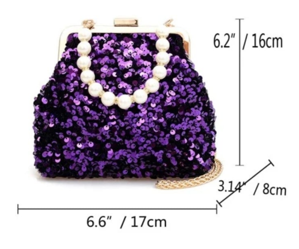 COCOMONEY Glitzy Girl Clutch Evening Bag