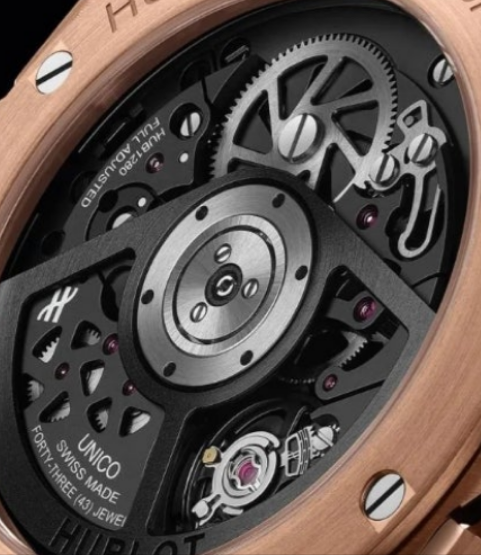 Hublot Big Bang Chronograph 18K King Gold & Colored Gemstones Man's Watch, 451.OX.1180.OX.3999