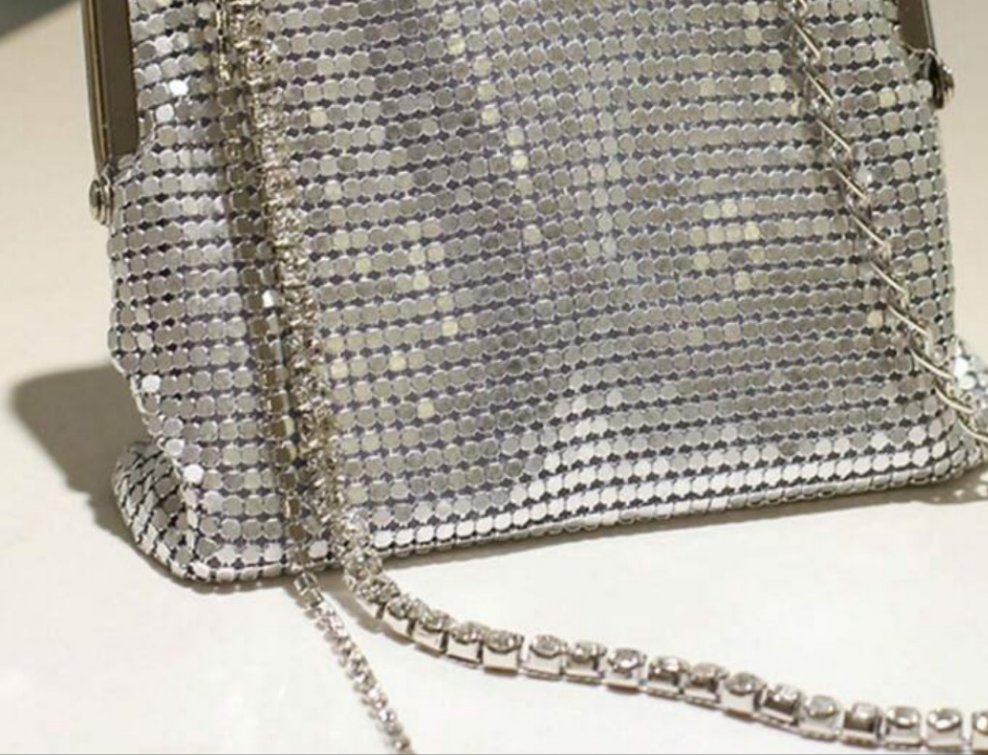 COCOMONEY Miss Prissy mini bag with chain kiss me 💋