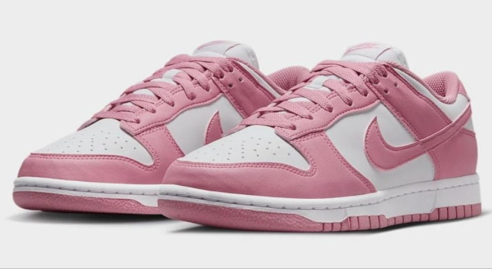 Nike Dunk Low Next Nature Women's Shoes (DD1873-112, White/Elemental Pink)