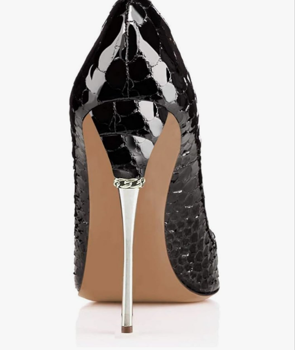 Sexy Slip On Pumps Stiletto Heels Pointy Toe Chic Party Evening Dress
