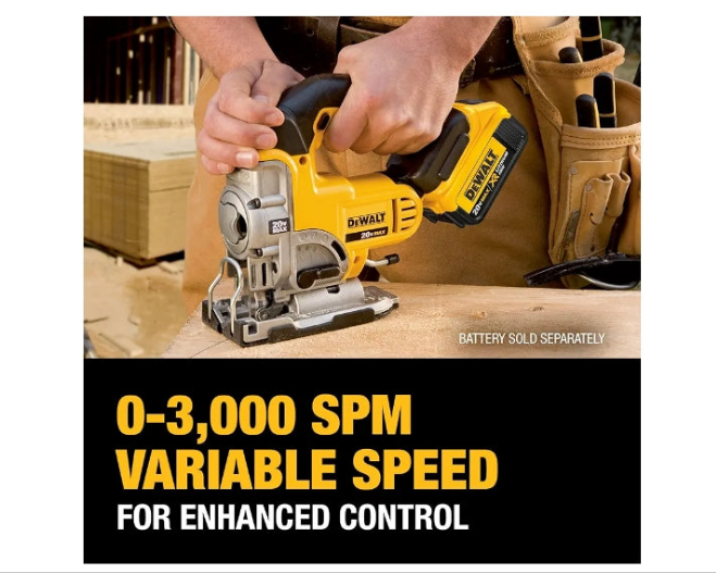 DEWALT 20V MAX Jig Saw, Tool Only (DCS331B)