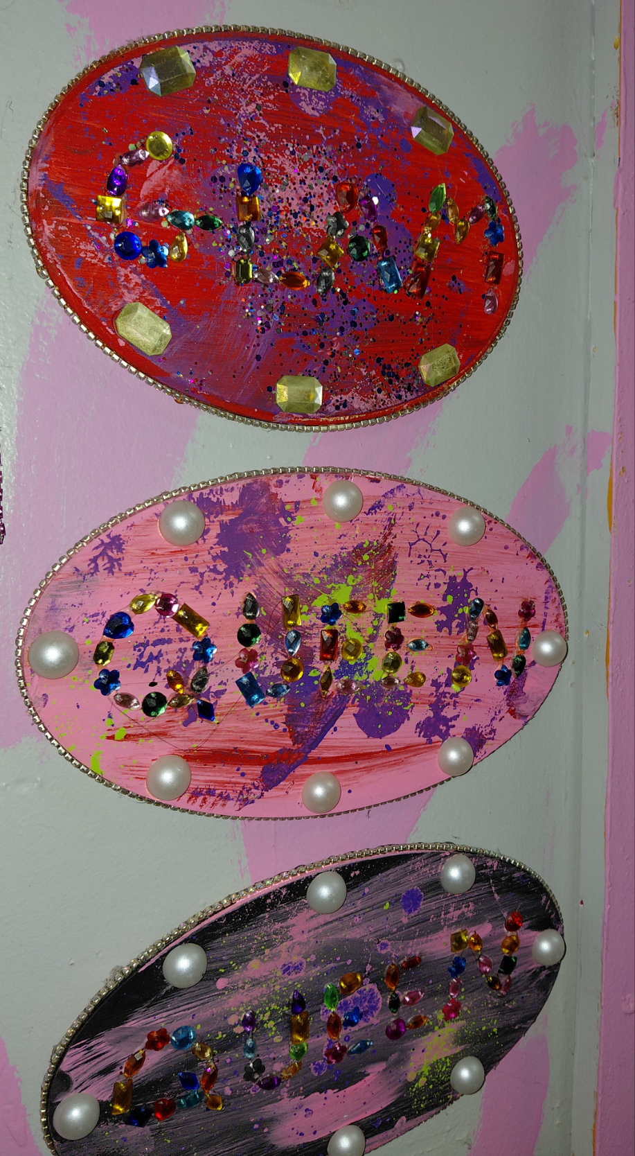 COCOMONEY ART BLING QUEEN WOOD 1 OF 1 CUSTOM PIECE BY COCOMONEY