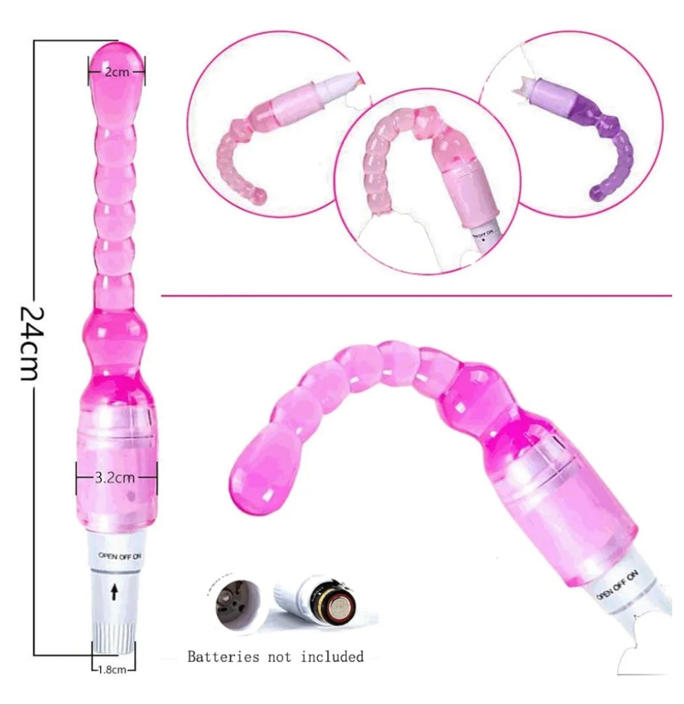 32Pcs SM Bondage Restraint Vibrator Silicone Anal Plug Dildo Sex Toys for Butt plug2 Color