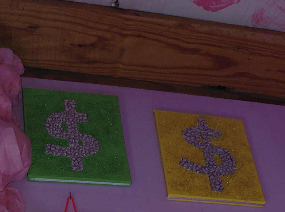 COCOMONEY ART Money symbol 1 OF 1 CUSTOM PIECE BY COCOMONEY