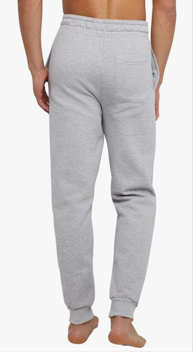 Jogger Sweatpants, Men's Midweight Fleece Lounge Pants,