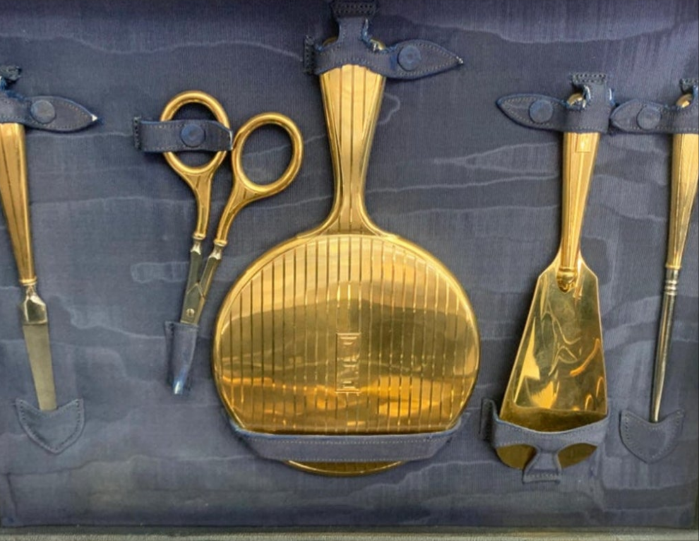 Cartier Antique Vanity Set in 14 Karat Gold
