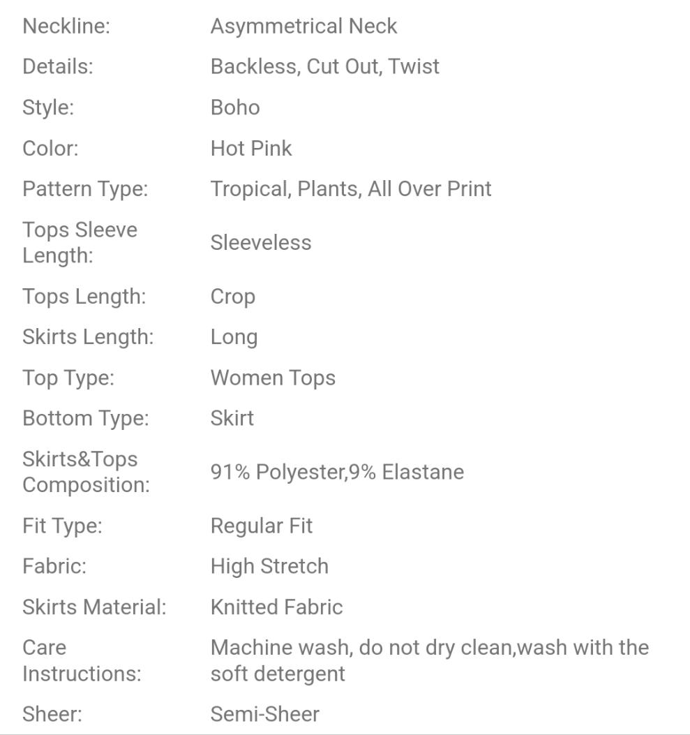 Plus Size Bodycon Long Top And Skirt Two Piece Set, Vacation Style, Spring/Summer COCOMONEY