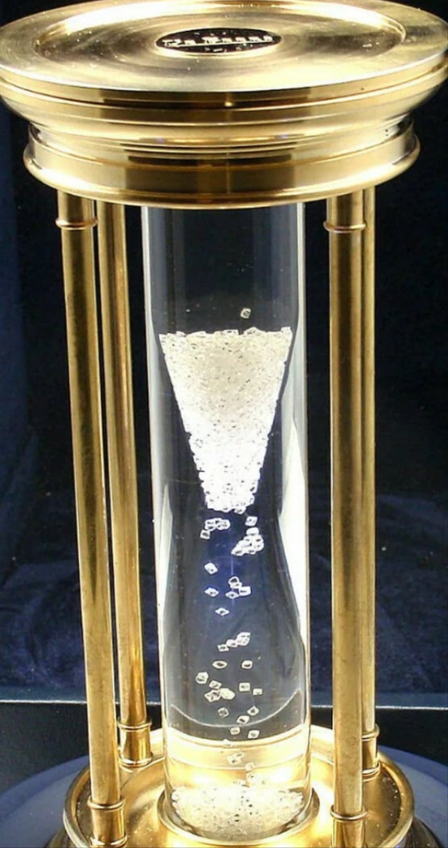 Incredible Diamond De Beers Limited Edition Millennium 2000 Diamond 2000 natural diamonds approx weight 36ct and Brass.