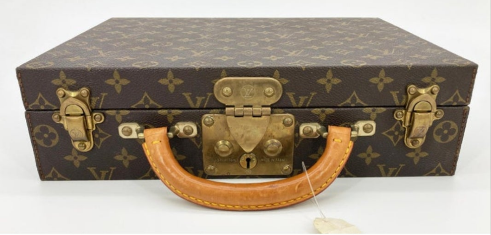 Vintage Louis Vuitton Monogram Jewelry Case c1970s