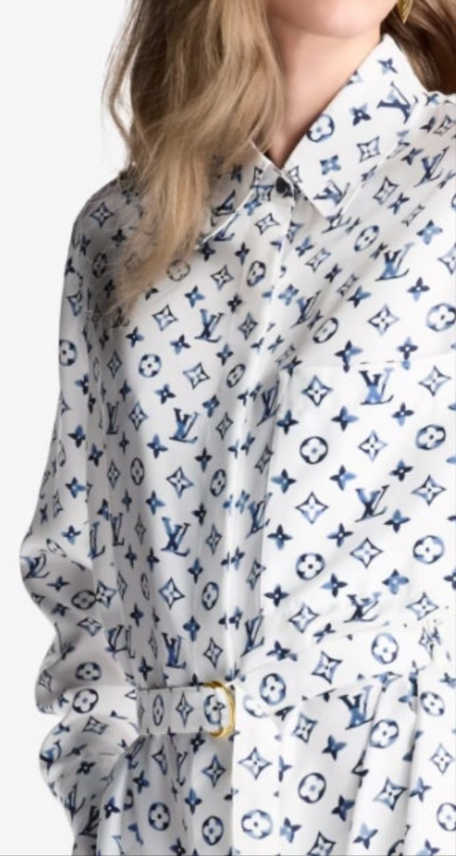 Louis Vuitton Monogram Shirt Dress