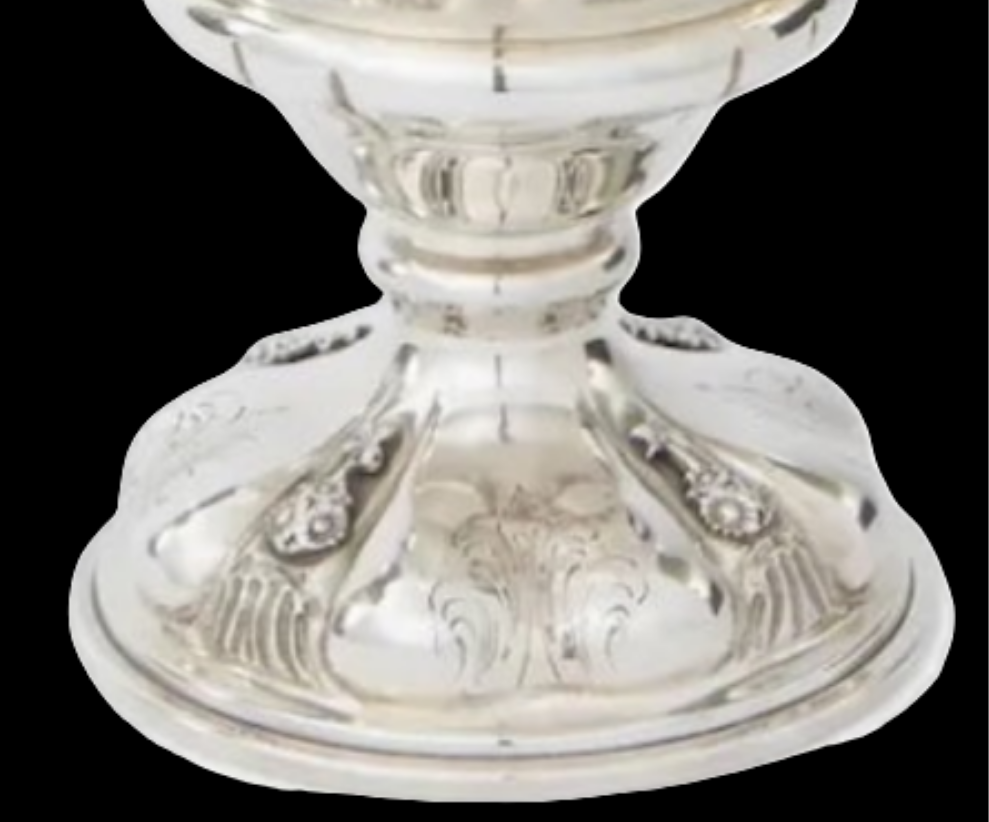 Large Sterling Silver Decorative Vase / Piece 925 silver