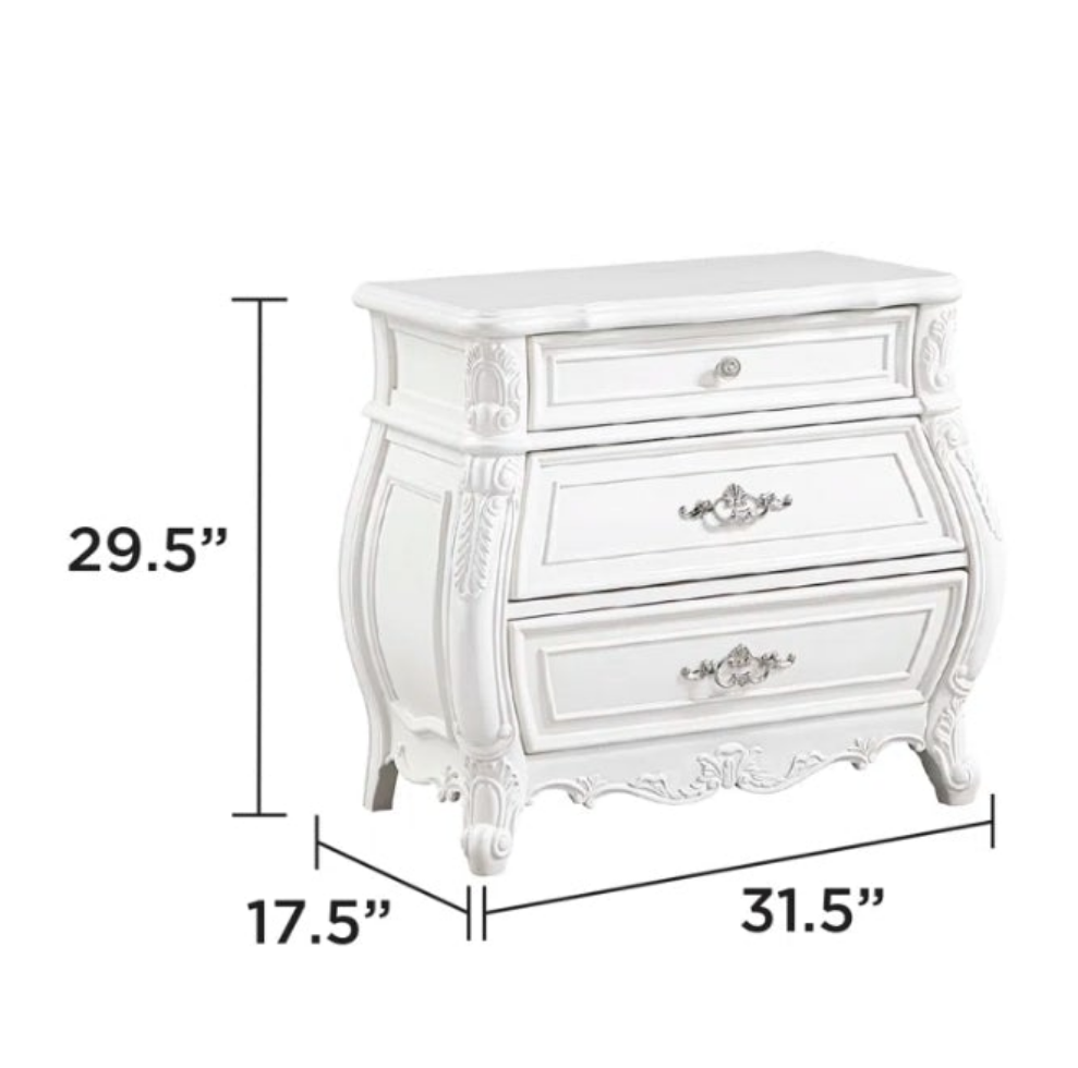 Luxury 5PC Bedroom Set White