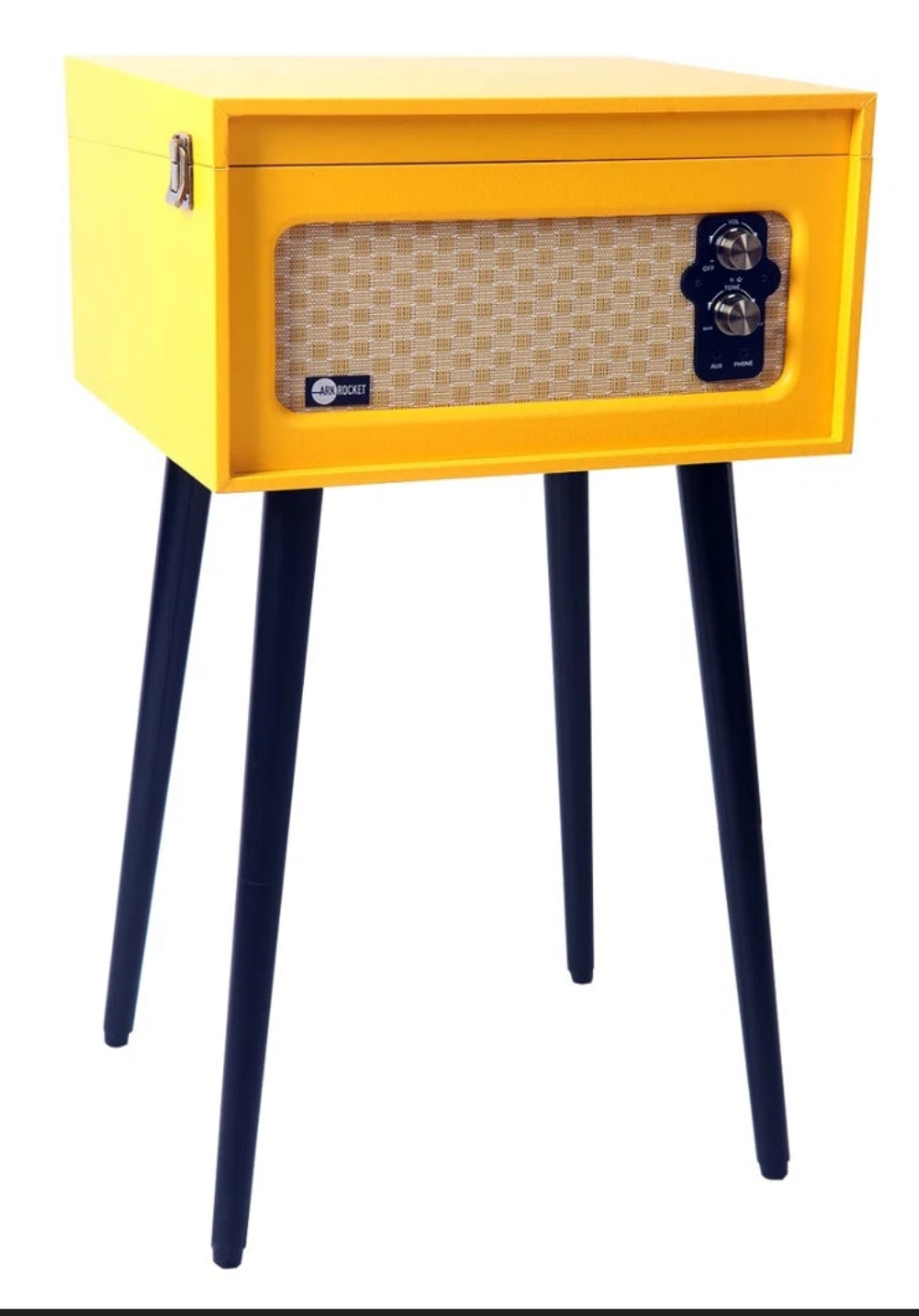 Bluetooth Record Player Stand with 3-Speed Turntable