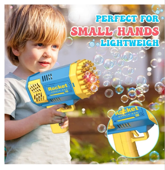 Toys for 3-8 Year Old Boys Girls: 2 Pack Bubble Machine for Kids with Bubble Solution, Gifts for 3+ Years Old Boy Birthday Toy for Kid Toddlers Ages 3+ Outdoor Wedding Bubbles Wands