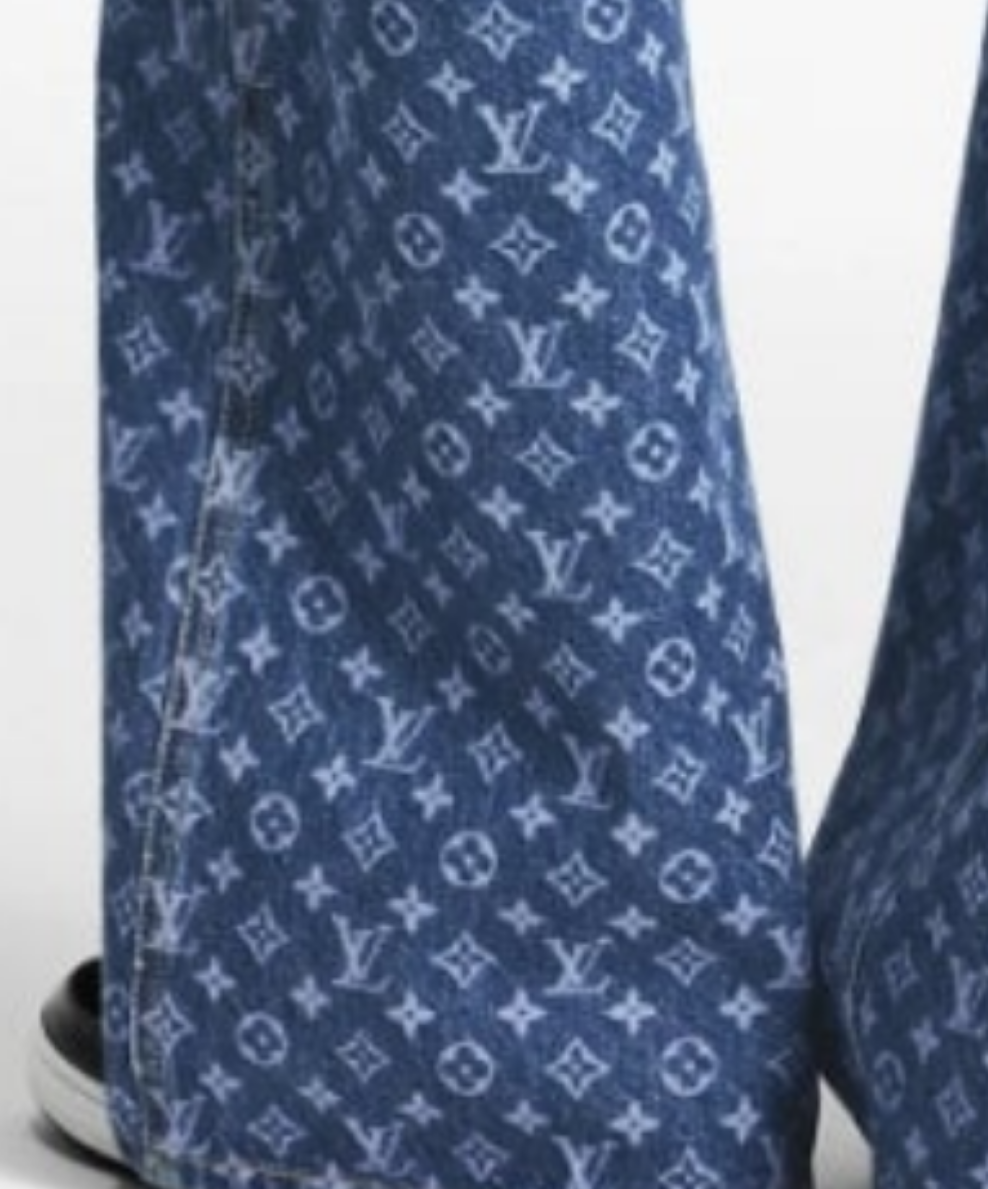 Louis Vuitton Monogram Flared Jeans