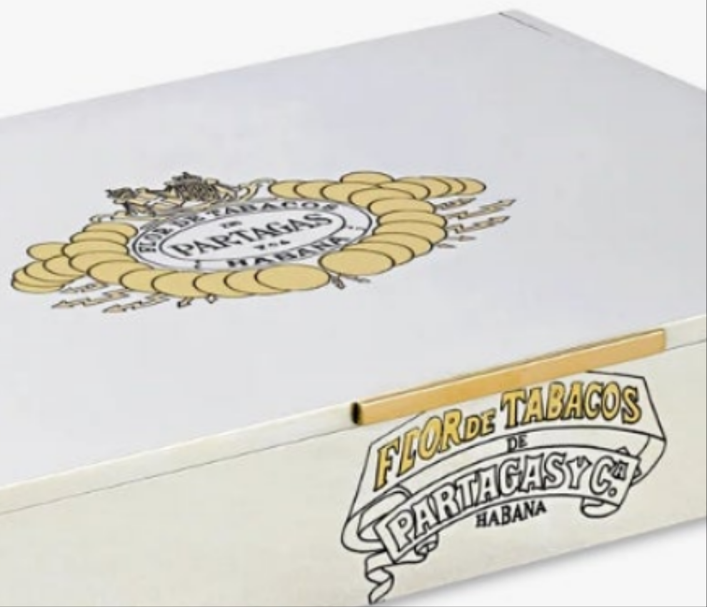 Bulgari Sterling Silver and Gold Partagás Cigar Box