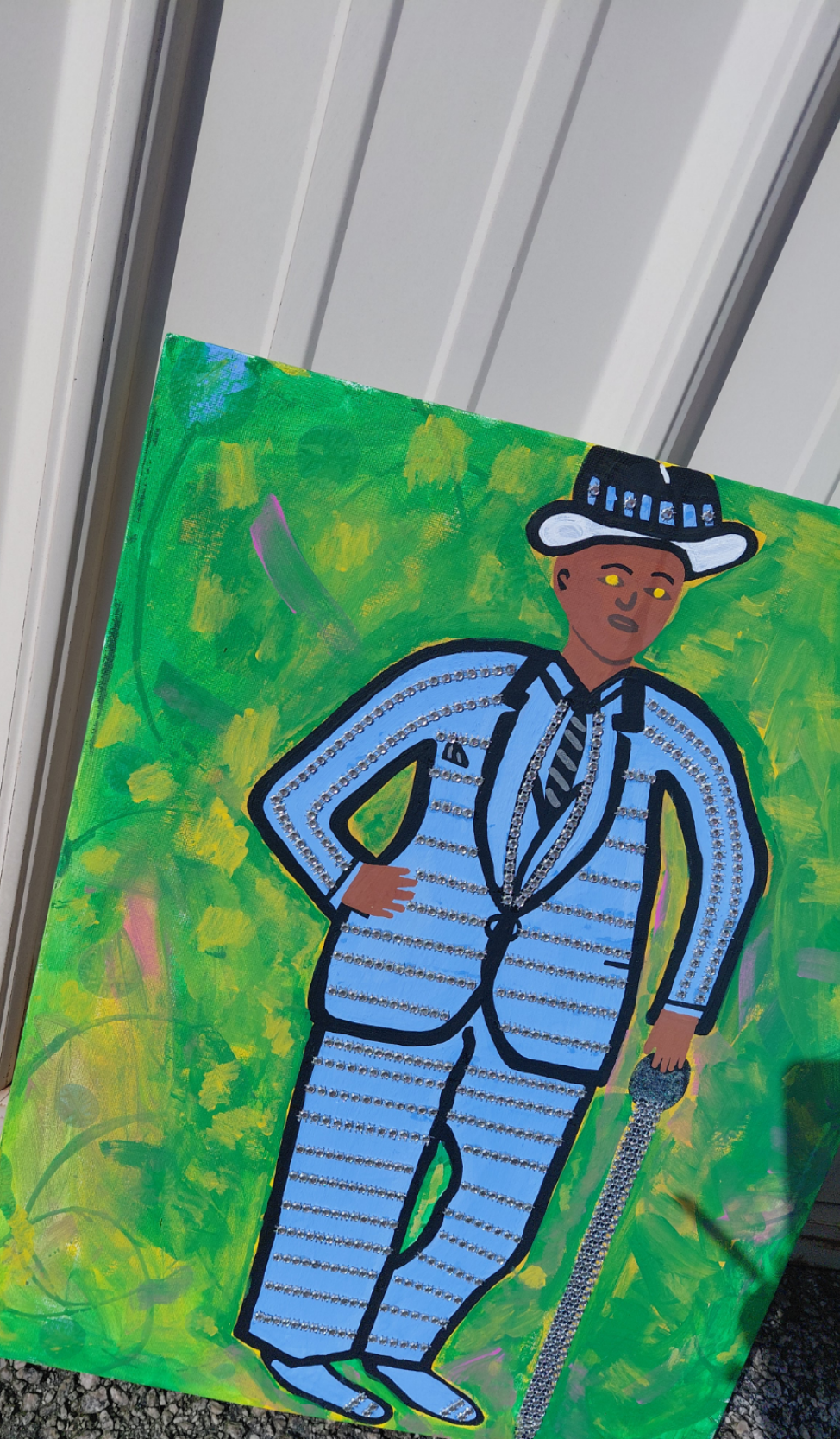 COCOMONEY ART Pimp daddy 1 OF 1 CUSTOM PIECE BY COCOMONEY canvas painting