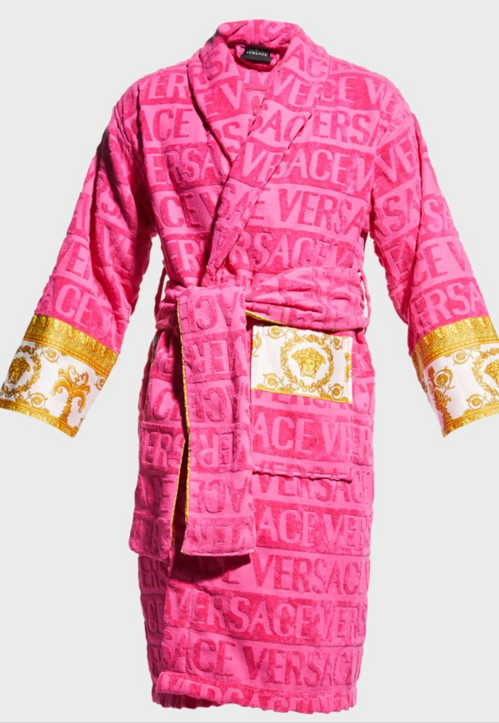 Versace Unisex Barocco Sleeve Robe