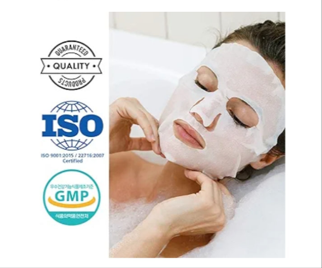 24 Combo Pack A Collagen Essence Korean Face Mask - Hydrating & Soothing Facial Mask with Panthenol - Hypoallergenic Self Care Sheet Mask for All Skin Types - Natural Home Spa Treatment Mask