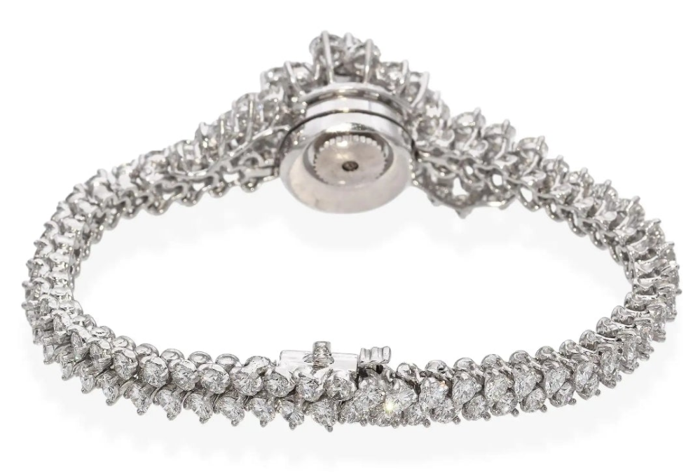 Stunning Vintage Blancpain Platinum Diamond Hidden Watch