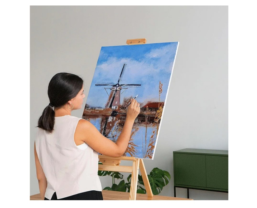 4 Stretched Canvases 24x32, 4-Pack Canvases for Painting, Painting Canvas Bulk, Stretched Canvas for Adults Blank Canvas for Painting, Painting Canvases Paint Canvases for Painting Art Canvas